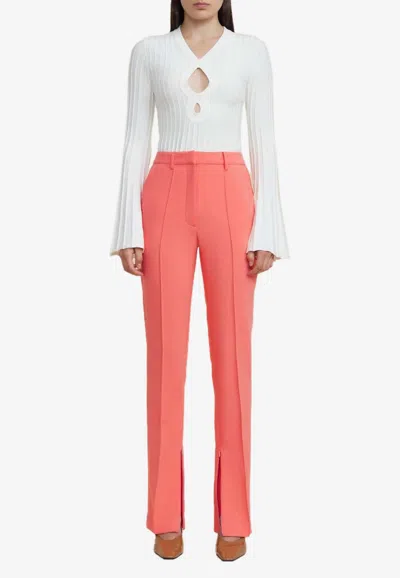 Acler Newland High-waist Pants In Pink