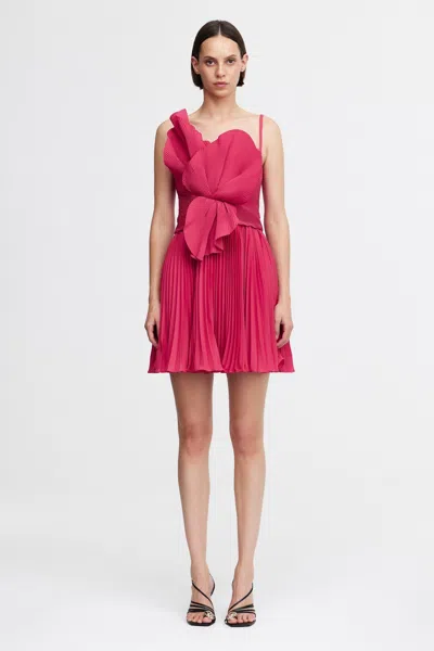 Acler Newtie Mini Dress In Pink