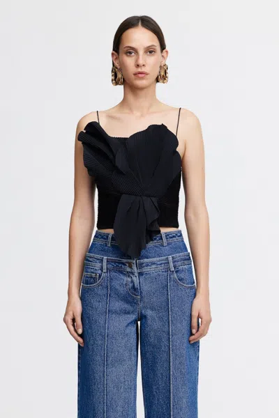Acler Newtoft Top In Black