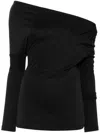 Acler Noble Top In Black