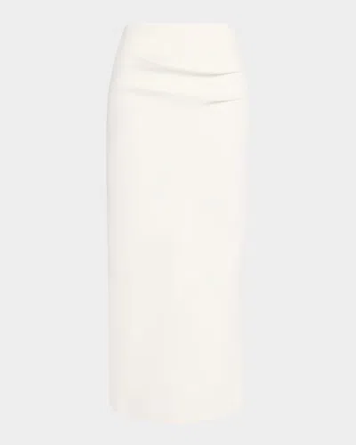 Acler Normanhill Midi Skirt In Ivory