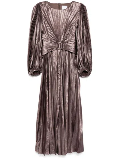 Acler Norseman Dress In Brown