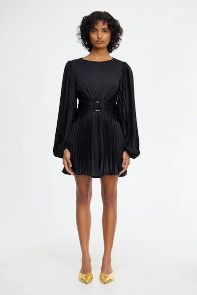 Acler Norseman Mini Dress In Black