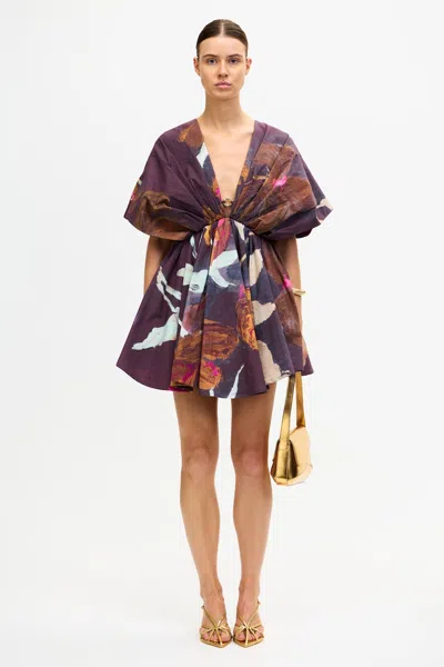 Acler Northam Mini Dress In Multi