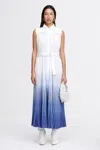 Acler Northella Midi Dress In Blue
