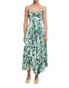 Acler Northgate Floral-print Dress In Multi