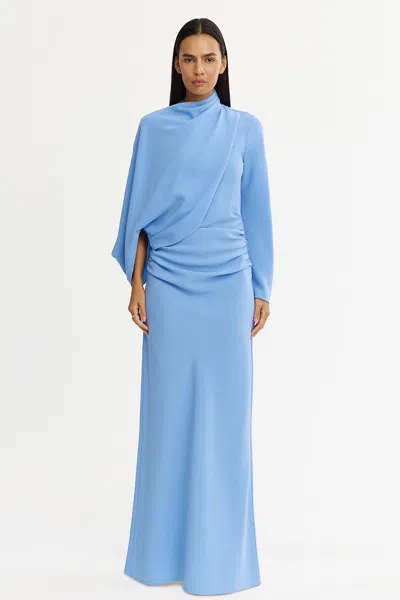 Acler Northwick Maxi Dress In Blue