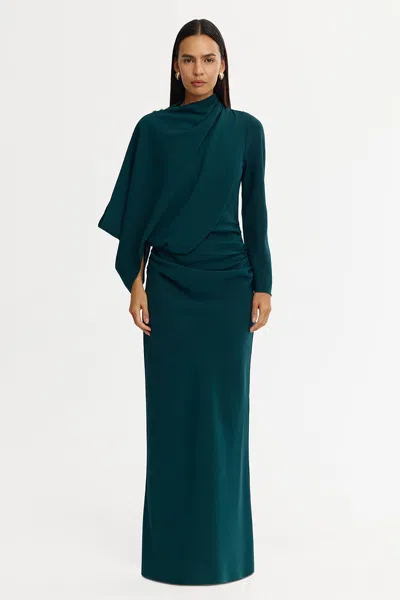 Acler Northwick Maxi Dress In Green