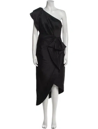 Pre-owned Acler Nylon Long Dress In Black