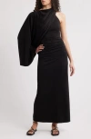 Acler Odder Cocktail Maxi Dress In Black