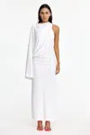 Acler Odder Midi Dress In White