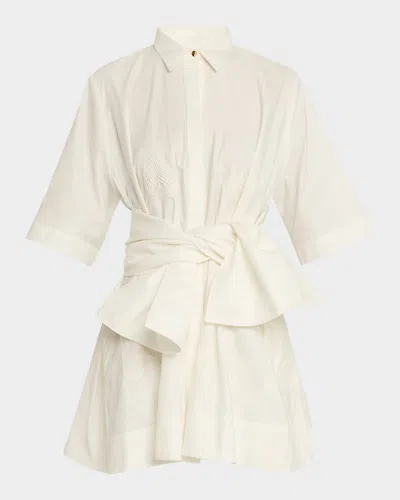 Acler Otterford Mini Dress In White
