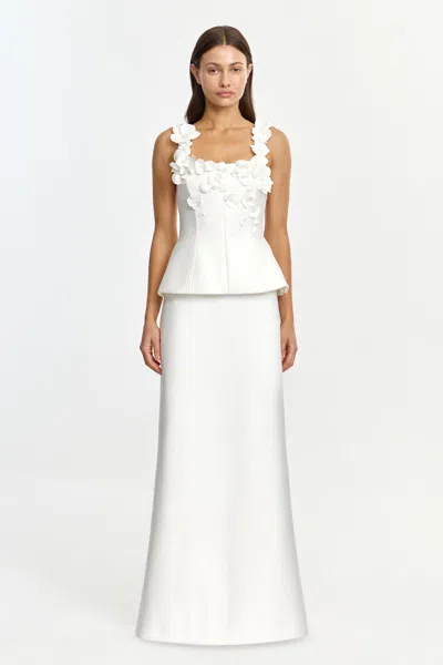 Acler Owena Maxi Dress In White