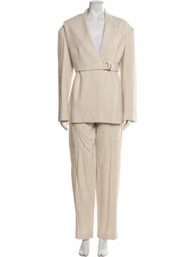 Pre-owned Acler Pantsuit In Neutral