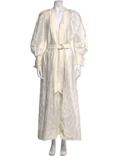 Pre-owned Acler Patterned Long Dress In Neutrals