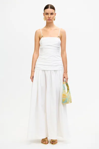 Acler Pembrey Maxi Dress In White