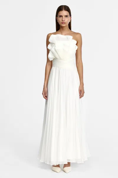 Acler Penda Maxi Dress In Ivory