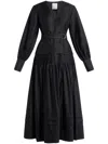 Acler Penfold Midi Dress In Black