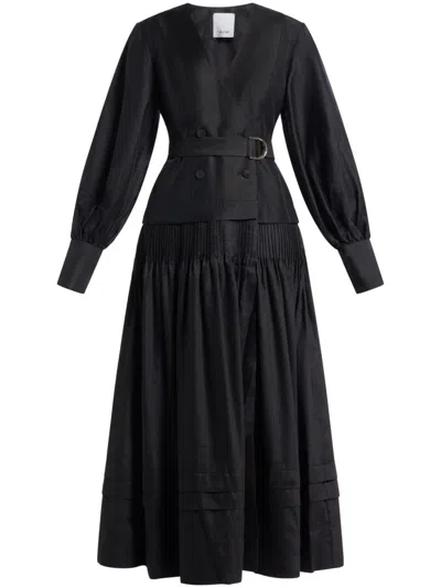 Acler Penfold Midi Dress In Black