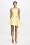 Acler Pennar Mini Dress In Yellow