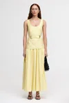 Acler Pennarly Maxi Dress In Yellow