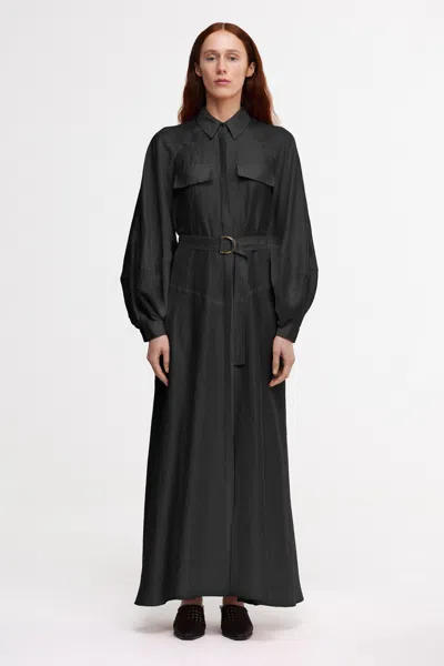 Acler Pennarly Midi Dress In Black