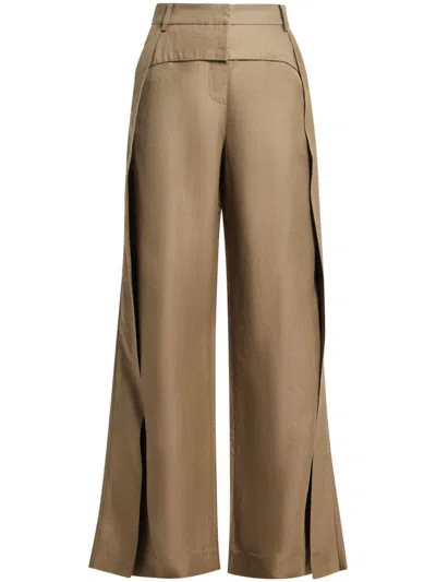 Acler Penrith Trousers In Nude