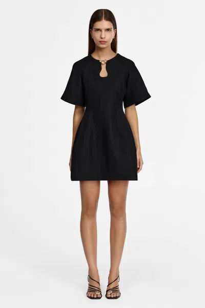 Acler Picts Mini Dress In Black