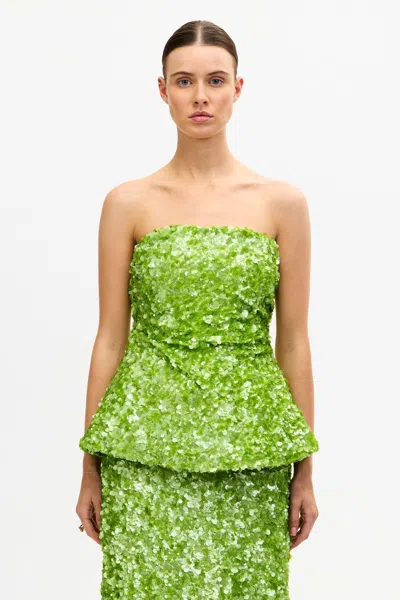 Acler Pipson Top In Green