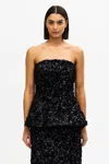 Acler Pipson Top In Black