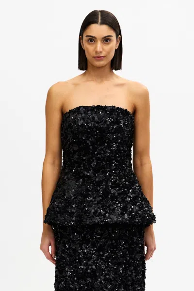 Acler Pipson Top In Black