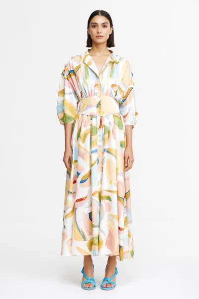 Acler Posthill Midi Dress In Black