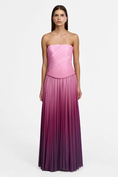 Acler Primley Maxi Dress In Multi