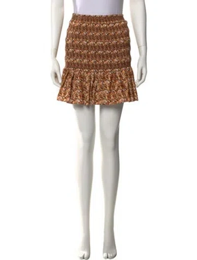 Pre-owned Acler Printed Mini Skirt