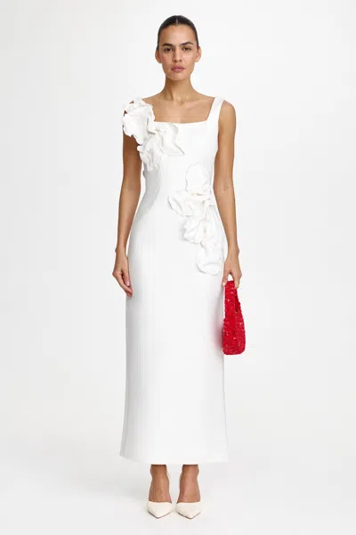 Acler Radburn Maxi Dress In White