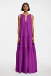 Acler Radmoor Maxi Dress In Purple