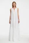 Acler Radmoor Maxi Dress In White