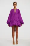 Acler Radmoor Mini Dress In Purple