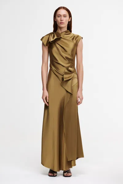 Acler Ramshaw Maxi Dress In Green