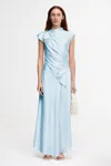 Acler Ramshaw Maxi Dress In Blue
