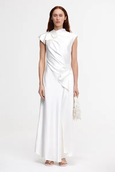 Acler Ramshaw Maxi Dress In White