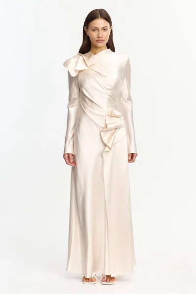 Acler Ramwark Maxi Dress In White