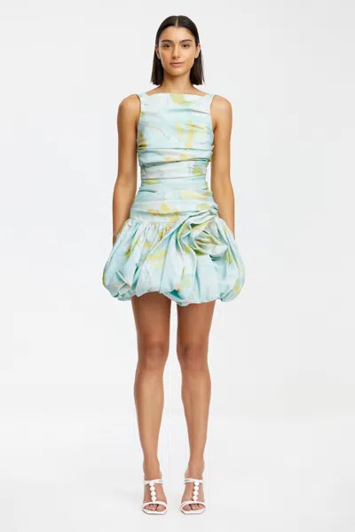 Acler Readyham Mini Dress In Yellow