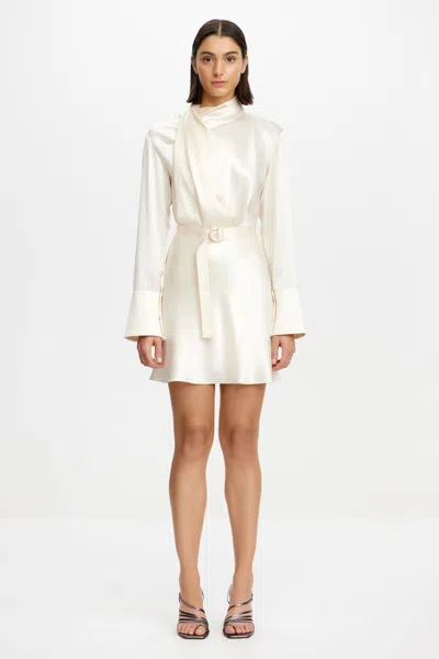 Acler Redhill Mini Dress In White