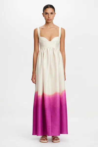 Acler Redin Maxi Dress In Multi