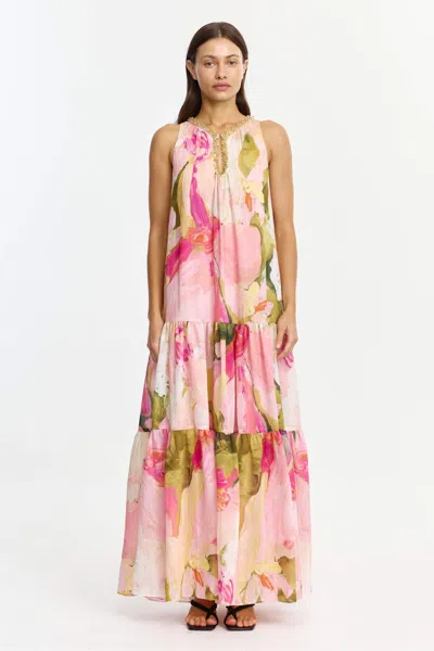 Acler Reeman Maxi Dress In Multi