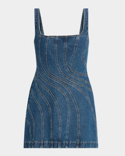 Acler Renhold Denim Mini Dress