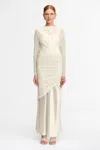 Acler Rhodehill Midi Dress In White