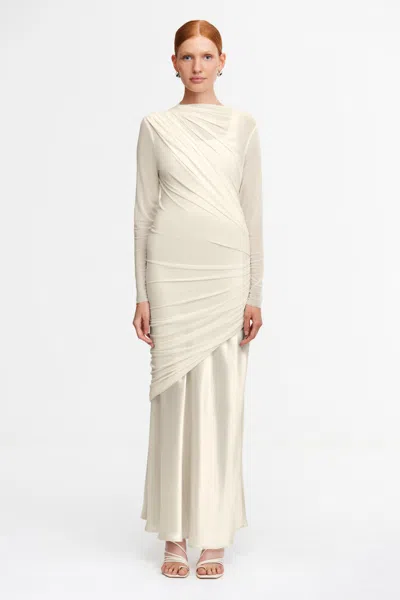 Acler Rhodehill Midi Dress In White