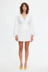 Acler Rhodes Mini Dress In White